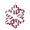 Melrose Snowflake Cookie Cutter Christmas Ornaments - 10.5" - Set of 4
